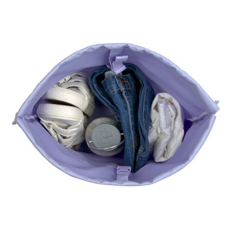 School String Bag Bold lavende r