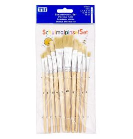Schulmalpinselset 10tlg. 2,4,6,8, 10,12,14,16,18,20