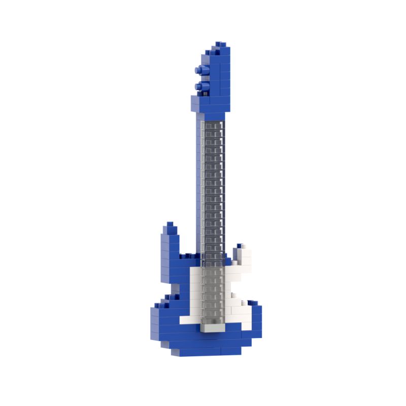 Brixies E-Gitrarre blau