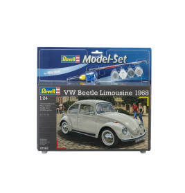 Model Set VW Beetle Limousine 68, Revell Modellbausatz mit Basiszubehör