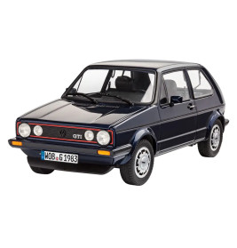 Geschenkset 35 Years Volkswagen Golf GTI Pirelli, Revell Modellbausatz mit Basiszubehör