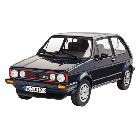 Geschenkset 35 Years Volkswagen Golf GTI Pirelli, Revell Modellbausatz mit Basiszubehör