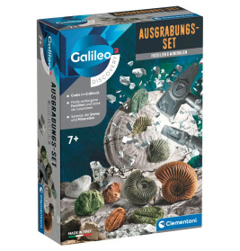 Ausgrabungs-Set Fossilien & Mineralien
