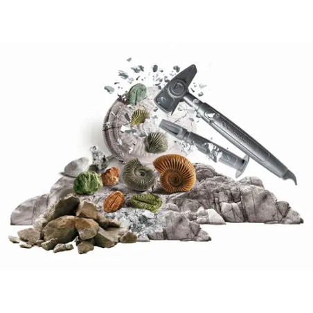 Ausgrabungs-Set Fossilien & Mineralien