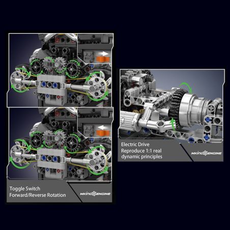 PAG Supercar V12 Engine 761/pcs