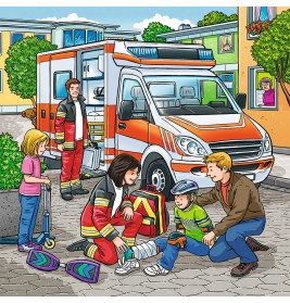 Ravensburger 9335 Puzzle Helfer in der Not 3 X 49 Teile