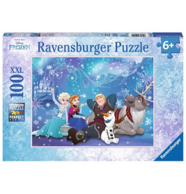 Ravensburger 10911 Puzzle Frozen - Eiszauber 100 Teile XXL