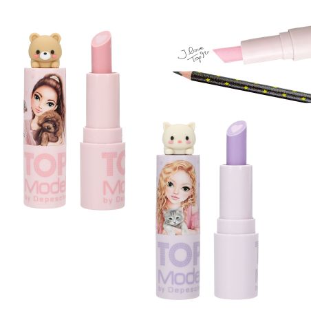 TOPModel Lippenstift-Radierer mit Topper