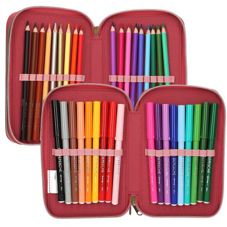 TopModel 3 Fach Federtasche Leo