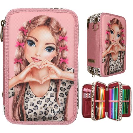 TopModel 3 Fach Federtasche