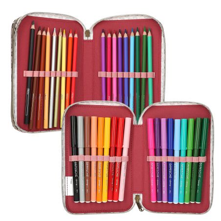 TopModel 3 Fach Federtasche