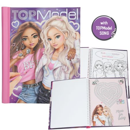 TOPModel Malbuch mit LED und Sound MY BF