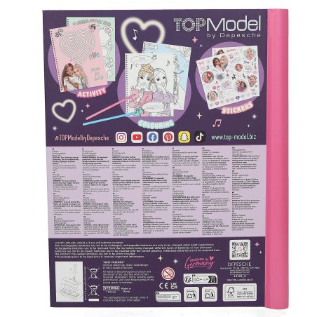 TOPModel Malbuch mit LED und Sound MY BF