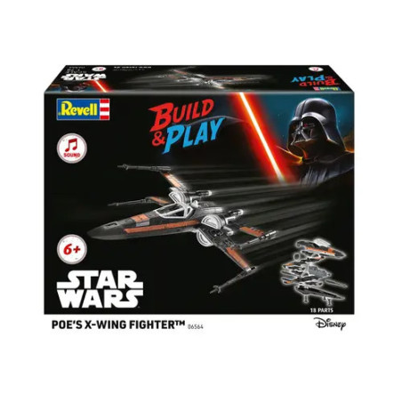Poes X-Wing Fighter (w/Sound): Build & P