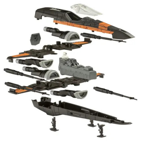 Poes X-Wing Fighter (w/Sound): Build & P