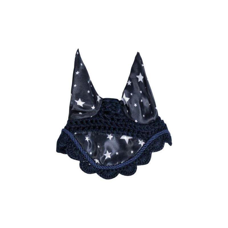 Fliegenhaube navy mit Sternenm uster