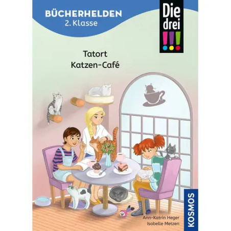 Bücherhelden 2.Kl.!!! Tatort Katzen-Café
