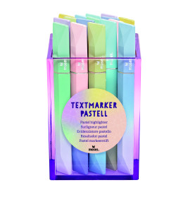 Textmarker Pastell sortiert