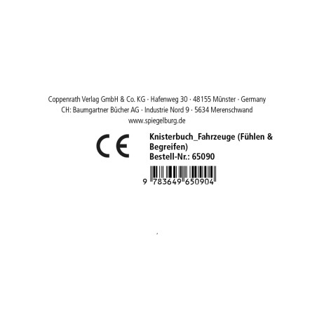 Mein allerliebstes Knisterbuch Fahrzeuge