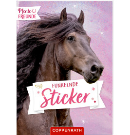 Funkelnde Sticker (Pferdefreunde), sortiert