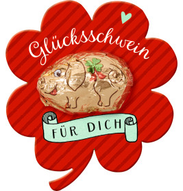 Schoko-Glücksschwein - Viel Glück