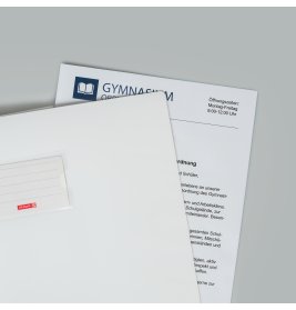 Schnellhefter Fact ! weiss gedeckt