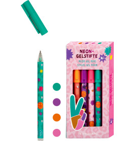 Neon-Gelstifte 4er