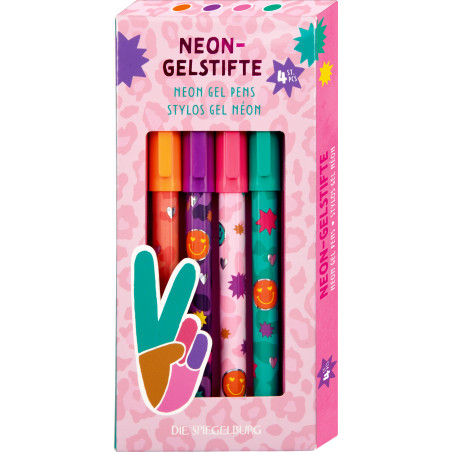 Neon-Gelstifte 4er