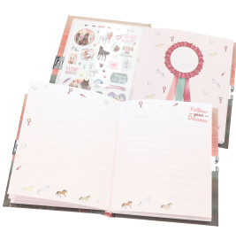 Miss Melody Tagebuch mit Stickern, Motiv