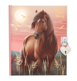 Miss Melody Tagebuch mit Stickern, Motiv