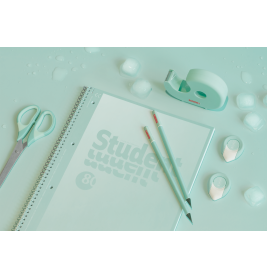 Collegeblock A4 mint, Lin. 28