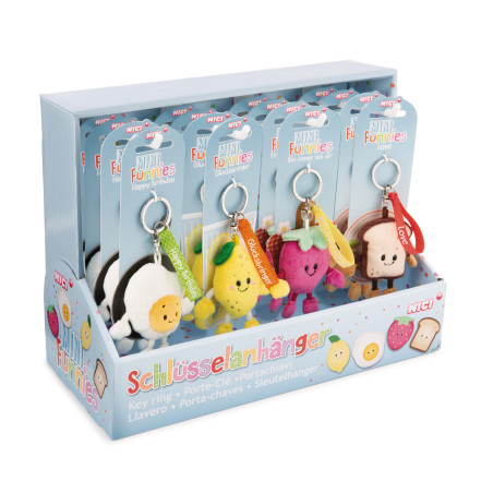 Schlüsselanhänger sortiert