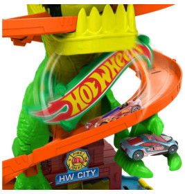 HW City T-Rex vs Fire Station