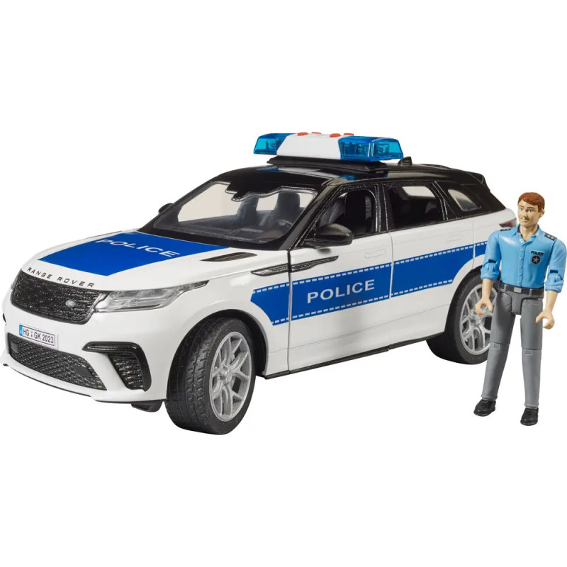 Range Rover Velar Polizeifahrzeug mit Polizist