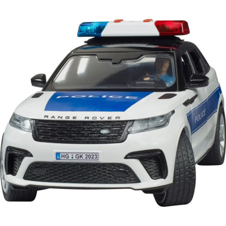 Range Rover Velar Polizeifahrzeug mit Polizist