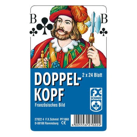 Ravenburger 27022 Doppelkopf, Französisches Bild, in Klarsicht-Box FXS Tradition