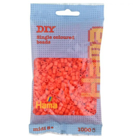 Hama® Bügelperlen Perlen, orange, 1.000 Stück