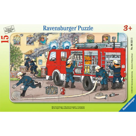 Ravensburger 6321 Puzzle Mein Feuerwehrauto 15 Teile
