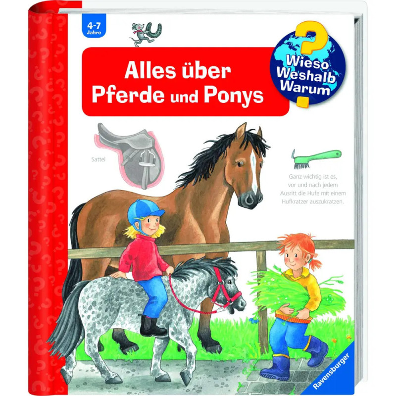 Ravenburger 33258 Wieso? Weshalb? Warum?, Band 21: Alles über Pferde und Ponys WWW-Standard (ab 01/06)
