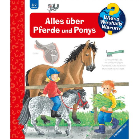 Ravenburger 33258 Wieso? Weshalb? Warum?, Band 21: Alles über Pferde und Ponys WWW-Standard (ab 01/06)
