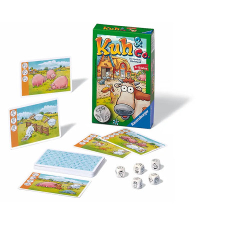 Ravenburger 23160 Kuh & Co. Mitbringspiele Mitbringspiele