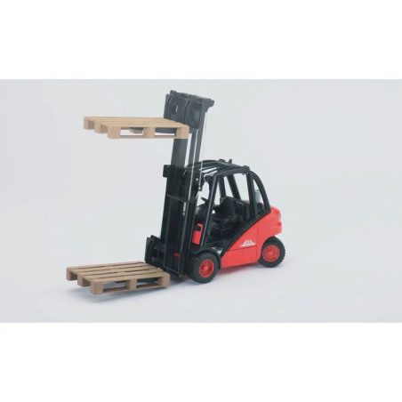 Linde Gabelstapler H30D mit Anhängerkupplung und 2 Paletten