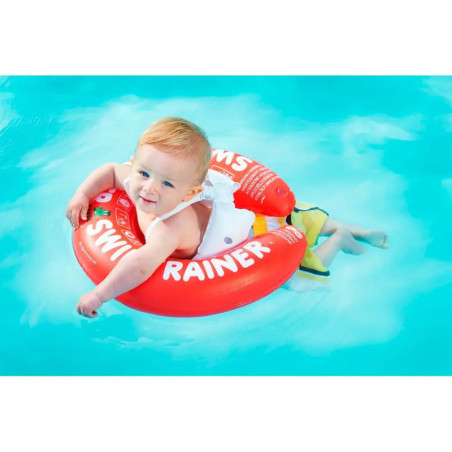 SWIMTRAINER ''Classic'' rot, Schwimmreifen, Schwimmhilfe für 3 Monate bis 4 Jahre, 6-18 kg, 54 cm