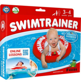SWIMTRAINER ''Classic'' rot, Schwimmreifen, Schwimmhilfe für 3 Monate bis 4 Jahre, 6-18 kg, 54 cm