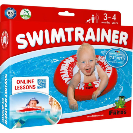SWIMTRAINER ''Classic'' rot, Schwimmreifen, Schwimmhilfe für 3 Monate bis 4 Jahre, 6-18 kg, 54 cm