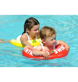 SWIMTRAINER ''Classic'' rot, Schwimmreifen, Schwimmhilfe für 3 Monate bis 4 Jahre, 6-18 kg, 54 cm