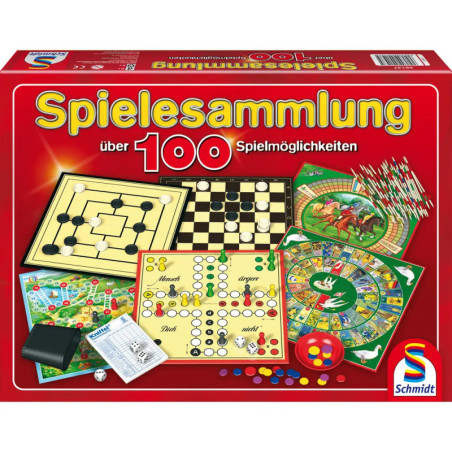 Schmidt Spiele Spielesammlung, 100 Spielmöglichkeiten,