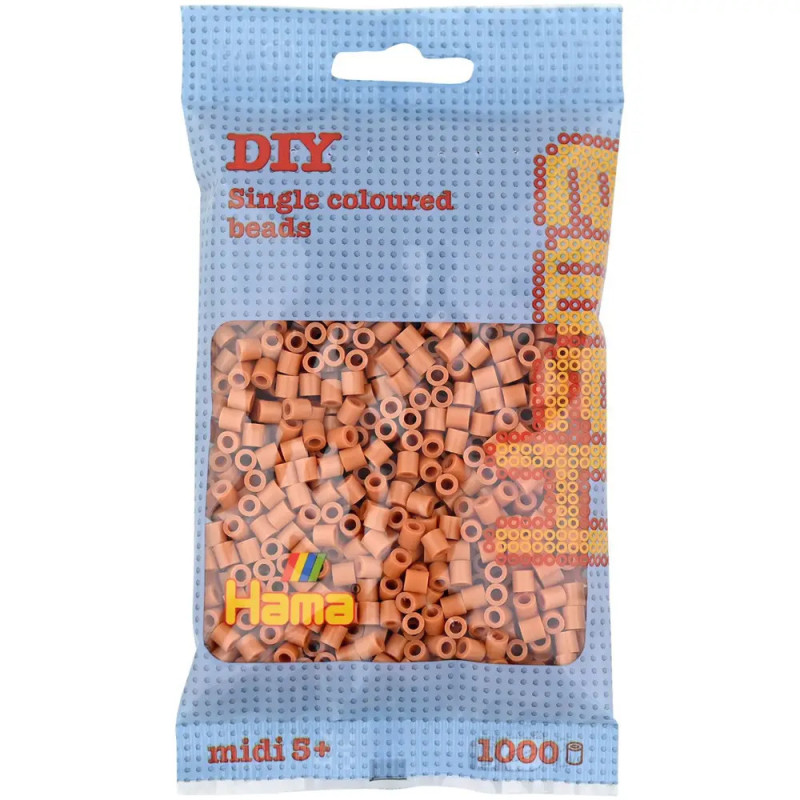 Hama® Bügelperlen Midi - Hellbraun 1000 Perlen