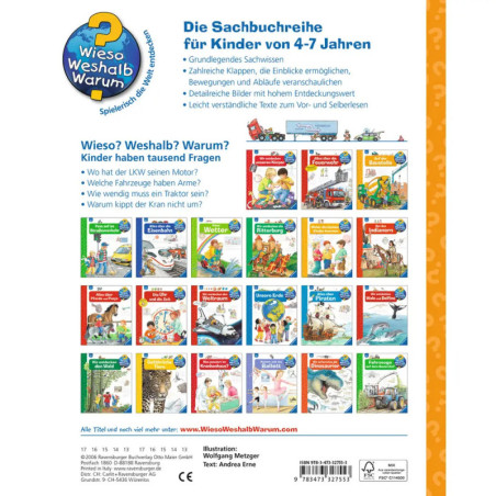 Ravenburger 32755 Wieso? Weshalb? Warum?, Band 38: Alles über Laster, Bagger und Traktoren WWW-Standard (ab 01/06) Ravenburger 32755 Wieso? Weshalb? Warum?, Band 38: Alles über Laster, Bagger und Traktoren WWW-Standard (ab 01/06)
