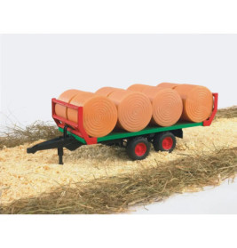 Ballentransportanhänger mit 8 Rundballen